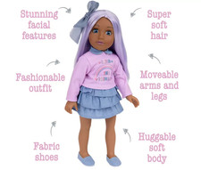 DesignaFriend Connie's Friend Marnie Doll 18 inch / 46 cm - Great Gift for Girl