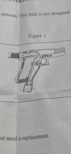 Cable Gun Locks Red Safety Device Key Firearm Storage Protection CL551B - 第 4/13 張圖片
