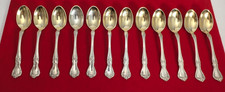 Buckingham by Gorham Sterling Silver Set of 12 Demitasse Spoons, 4-1/4'' Long