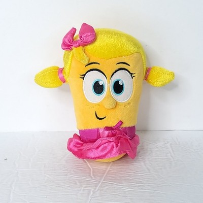 Veggietales Plush Laura The  Carrot Bean Bag Just Play 6'' Stuffed Animal