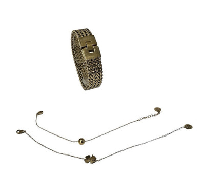 Edblad Lee Sphere Lucky Bracelets set of 3 in Gold