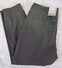 Nine West Womens Size 16 Pants Side Zip Skinny High-rise Black  & White Checked