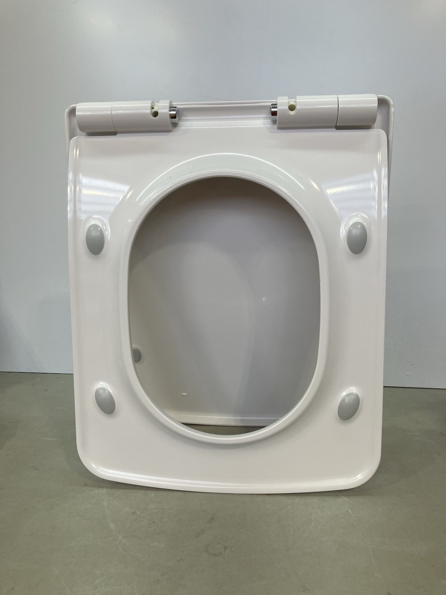 TOTO SS2479#01 SoftClose Square Non Slamming Toilet Seat & Lid
