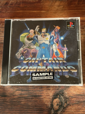 PS1 Captain Commando NTSC Jewel Case Japan Version PlayStation 1 Video Game