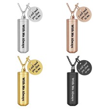 Elegant Pet Urn Casket Charm for Women Man Simple Urn for Ashes/Hair Decoration