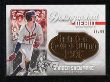 2020 Topps Pro Debut Distinguished Medallions 66/99 Braden Shewmake #DD-BSH 2d7