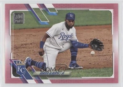 2021 Topps Mother's Day Hot Pink 6/50 Hanser Alberto #414 uy6