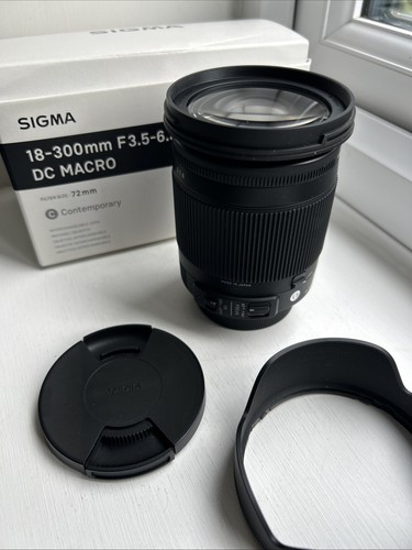 SIGMA 18-300mm F 3.5-6.3 DC Macro Contemporary Lens Nikon Fit / GREAT CONDITION - Picture 3 of 13