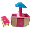 Vintage 1984 Barbie Dream Kitchen Island Table Accessories No Food or Box