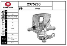 Bremssattel für Fiat Talento Opel Vivaro A B Pritsche Renault Trafic II ab 02->