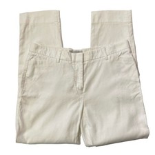 Gap Slim Cropped Chino Pant In Optic White Women's Size 4