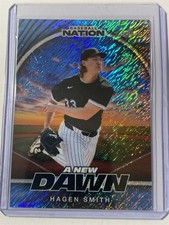 Hagen Smith white sox 2025 Leaf Nation New Dawn Shimmer Platinum 3/3
