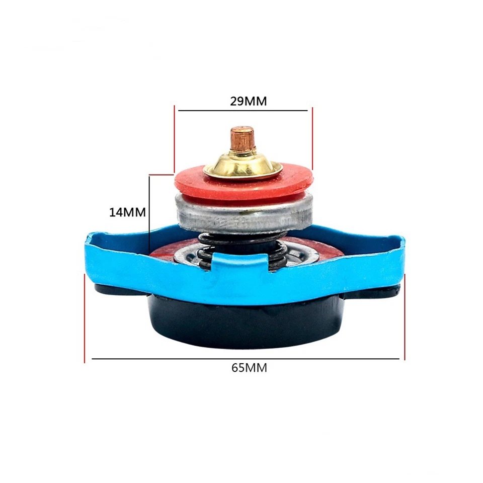 Tapón radiador medidor termostático coche 1,3 bar cabezal grande medidor de temperatura del agua para coche Foto 4 de 4