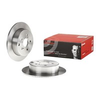 2X Brembo Bremsscheiben 290Mm Voll Hinten Passend FÜR Toyota Corolla