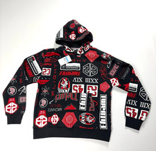 Air Jordan Mens Essentials AOP Fleece Hoodie Black Sz M NWT New HM7254-010 Nike