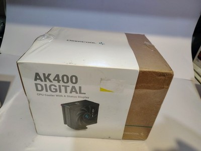 DeepCool AK400 Digital Display Black CPU Cooler sealed nos w/ status display 