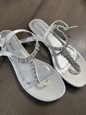 David's Bridal sandal, size 8 sandals, New, Never Worn , No Box