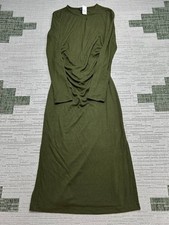 Banana Republic Dress Womens Small Green Midi New