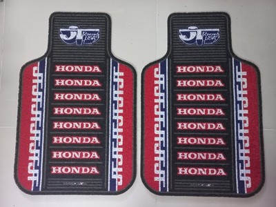 Motocross Mat Dust Trap Jt Racing Usa Honda Factory Team Car Floor Mats 2 Peices