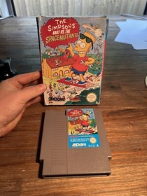 The Simpsons Bart VS The Space Mutants Nintendo NES PAL - NO Manual