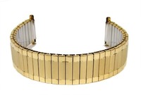 Minott Flex Zugband Uhrenarmband Edelstahl Ip Gelbgold 16Mm - 20Mm