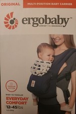 Ergobaby Original 3-Position Unisex Marine Baby Carrier BCANMARINE