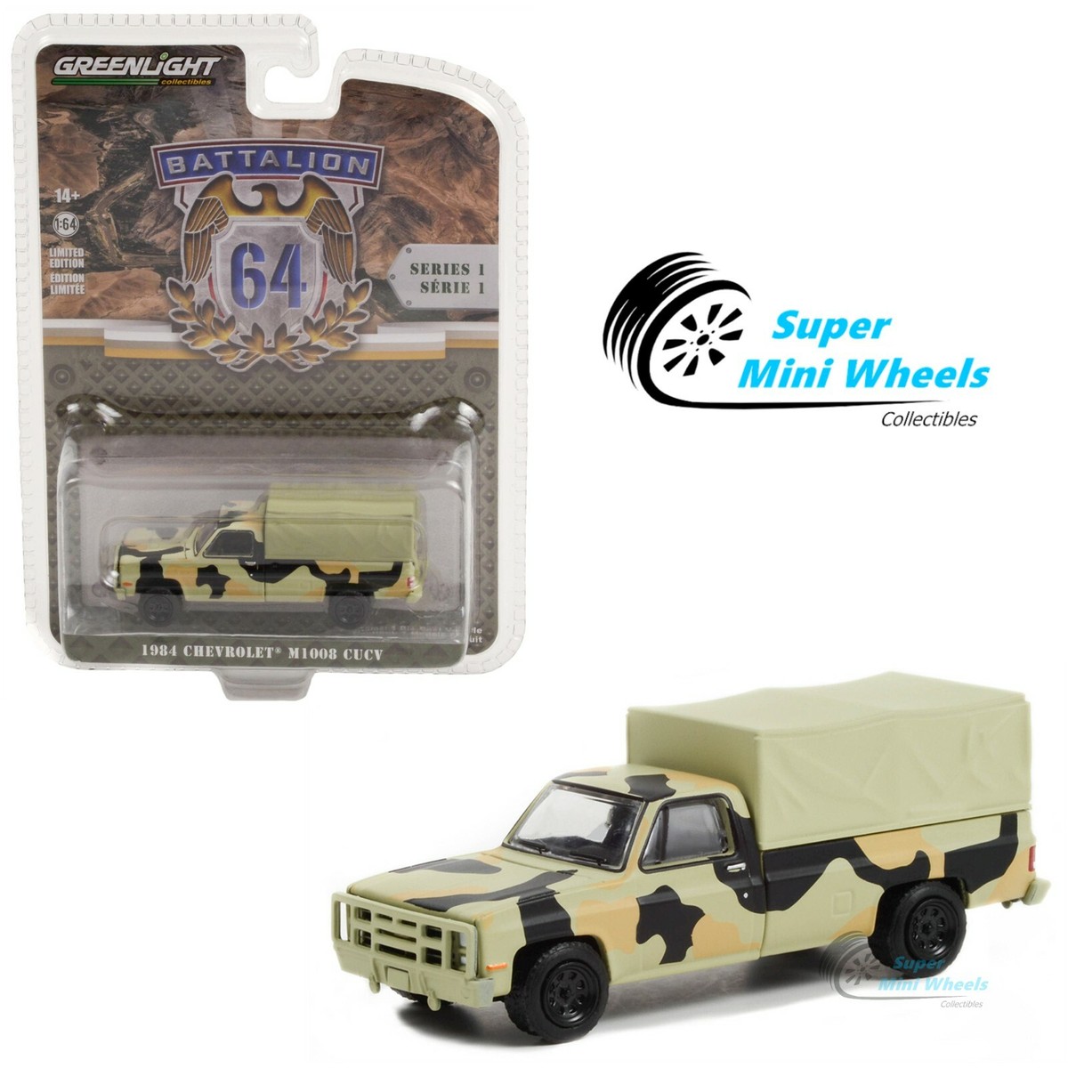 Greenlight 1:64 Battalion 64 - 1984 Chevrolet M1008 CUCV
