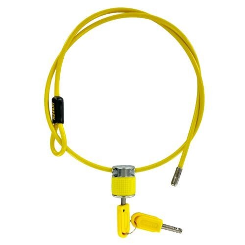 Antivol pour casque Auvray 90cm câble acier flexible gainé à clé