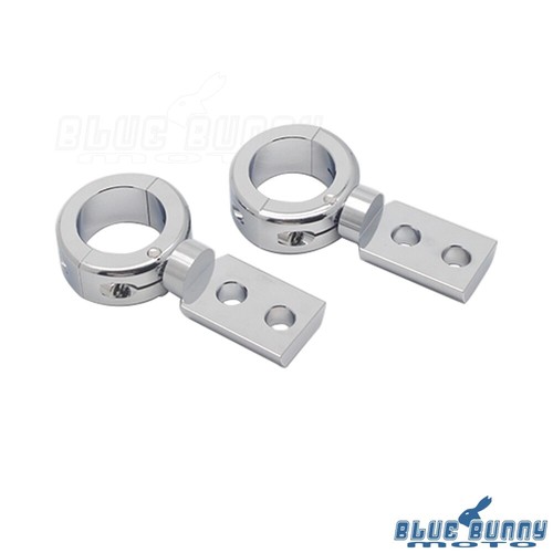 1-1/4'' Fog Spot Light Mount Bracket Clamps for Highway Engine Crash Bar Tubes - Picture 9 of 11