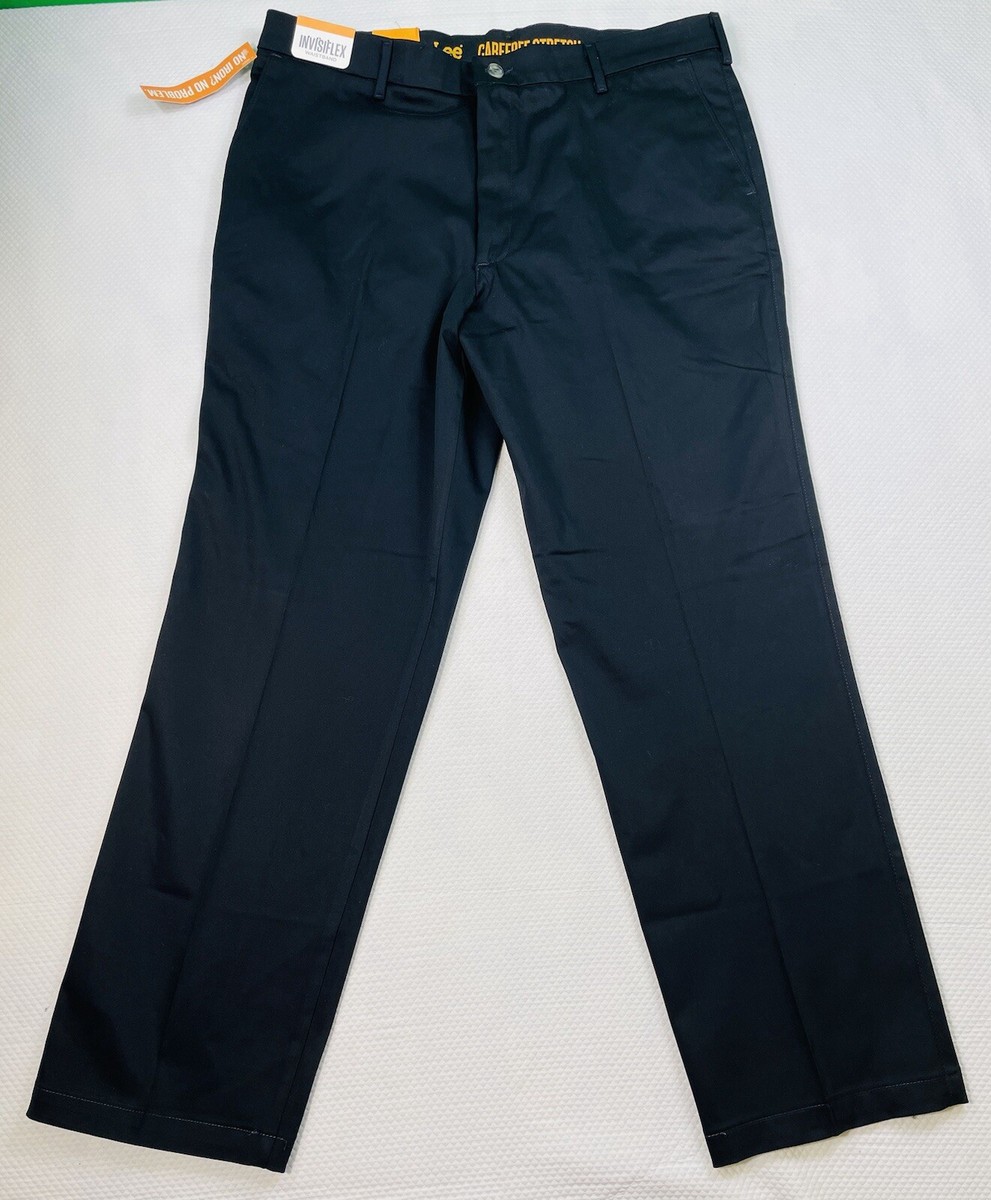 Lee Pants Mens 38x32 Relaxed Fit No Iron Khaki Flat Front Black NWT | eBay Lee Pants Mens 38x32 Relaxed Fit No Iron Khaki Flat Front Black NWT | eBay