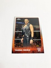 Tamina Snuka 2015 Topps Chrome WWE Base Card # 69