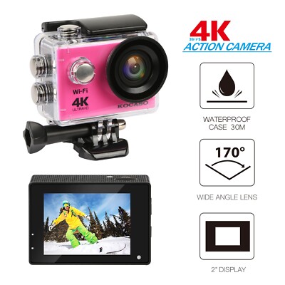 Trade Shop - Action Camera 4k Ultra Hd Pro Cam Wifi Wireless Sport Go Videocamera Subacquea - | Leroy Merlin - Foto 2