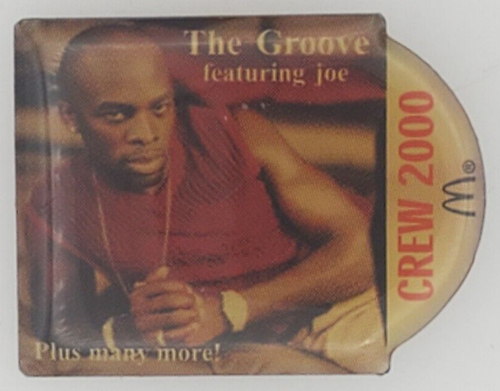 Vintage McDonalds The Groove mit Joe 2000 Crew Mitarbeiter Harz Anstecknadel - Bild 2 von 4