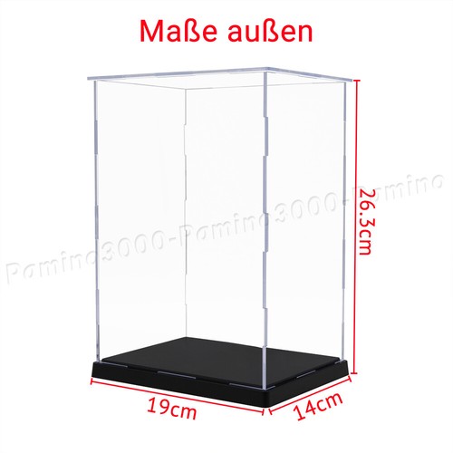 DE Einzelvitrine 173x125x247mm Acryl Vitrine Plexiglas Display Case Staubdicht - Bild 2 von 12