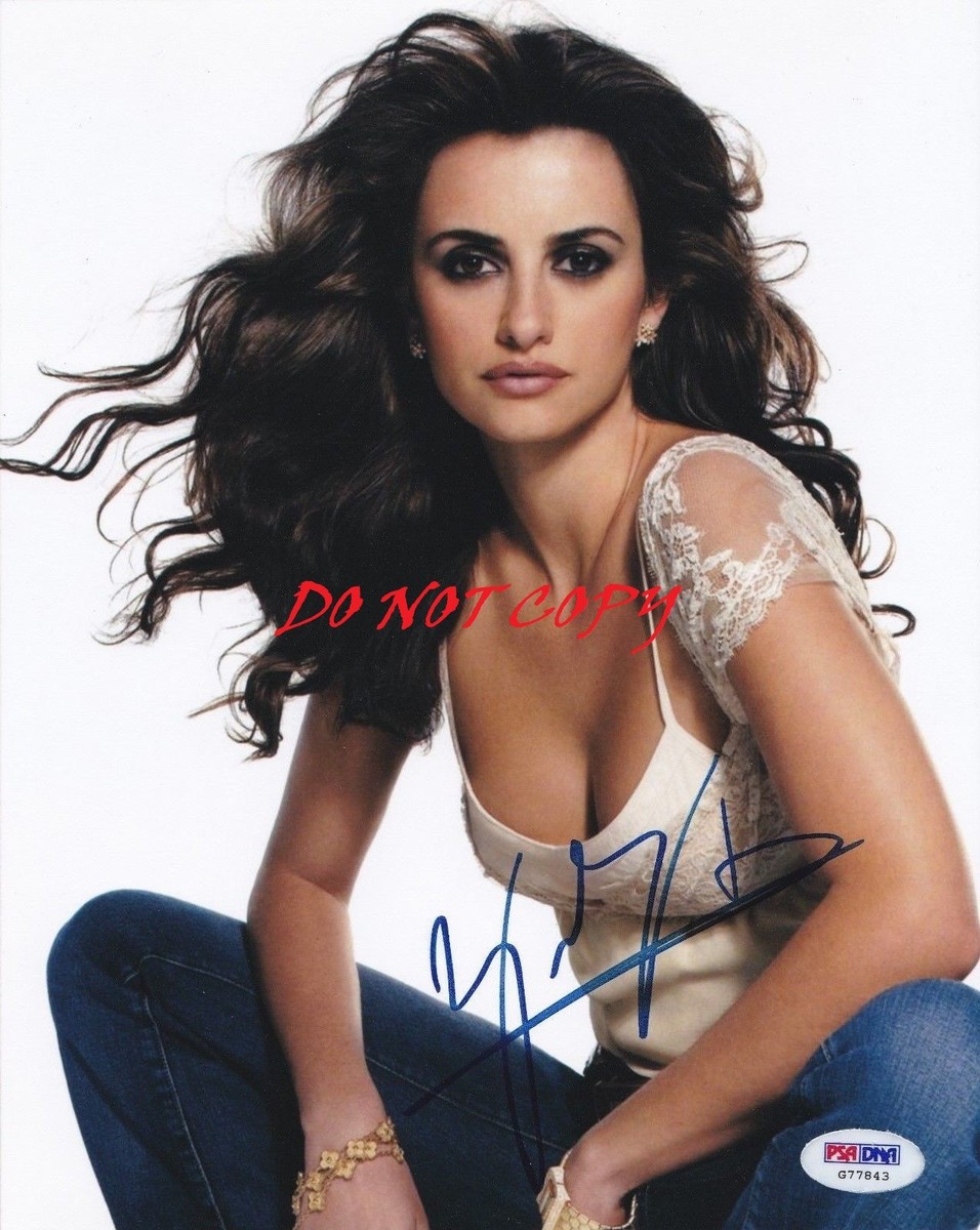 PENELOPE CRUZ AUTOGRAPHED PICTURE SIGNED 8X10 PHOTO REPRINT | eBay