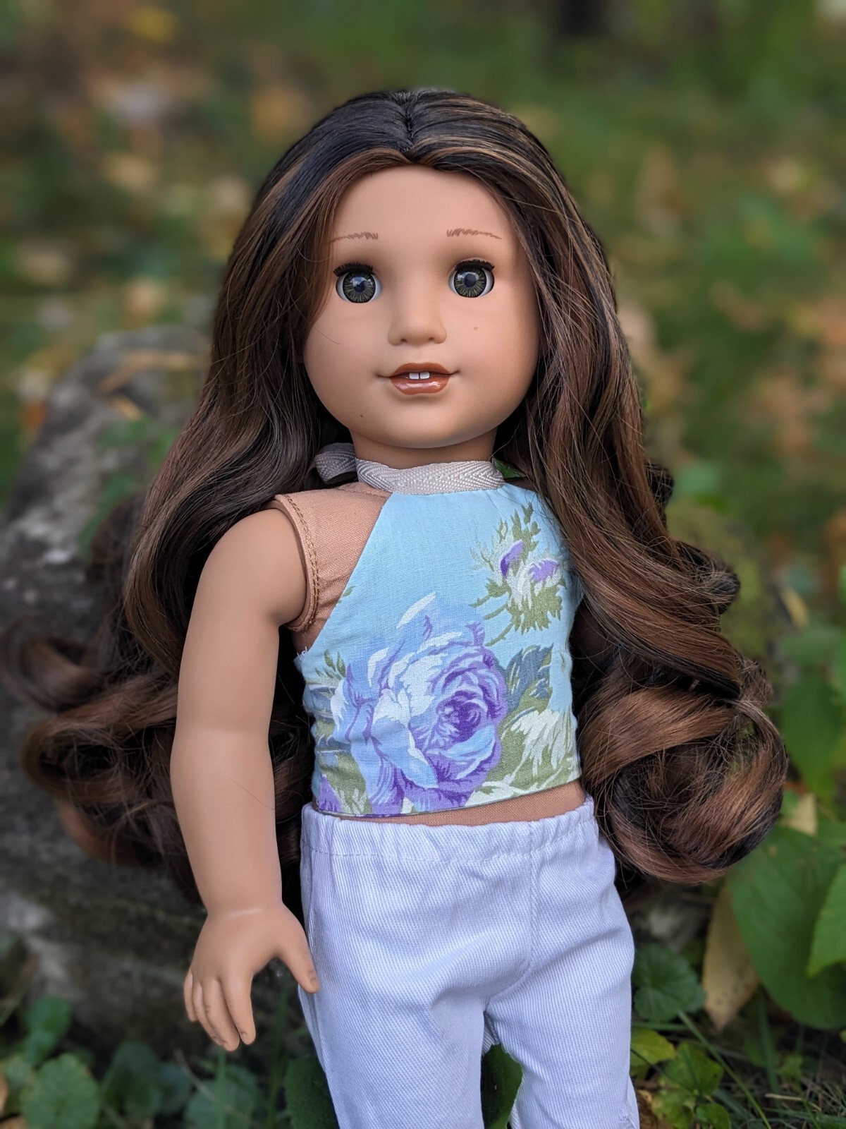 Paityn Custom American Girl Doll OOAK Brown Hair Hazel Eyes 