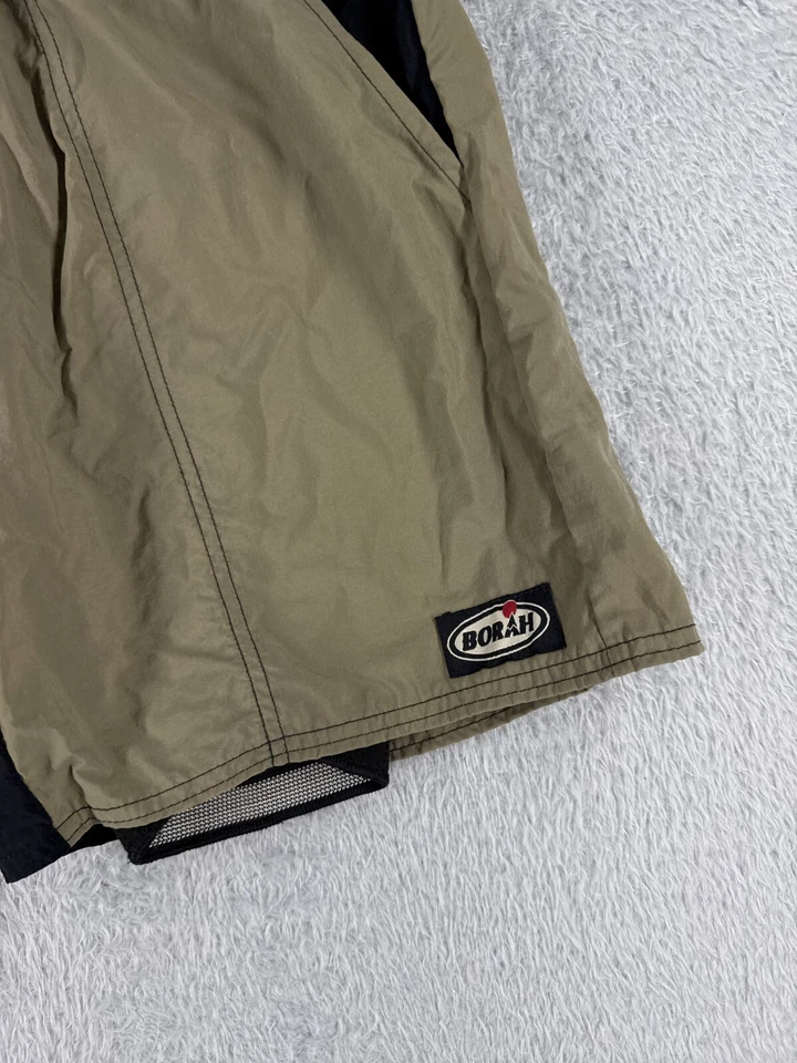 Bermuda de ciclismo Borah adulto bege médio cume acolchoado carga MTB mountain bike nylon - Imagem 2 de 4