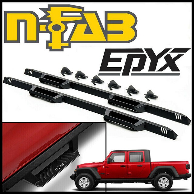 NFAB Nerf Bars EPYX CabLength Side Step Bars System fits 2020 Jeep Gladiator eBay