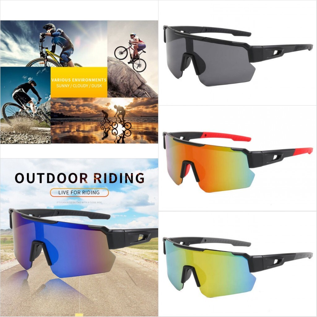UV400 Protection Cycling Sunglasses Running Goggles Sports Eyewear Men Women