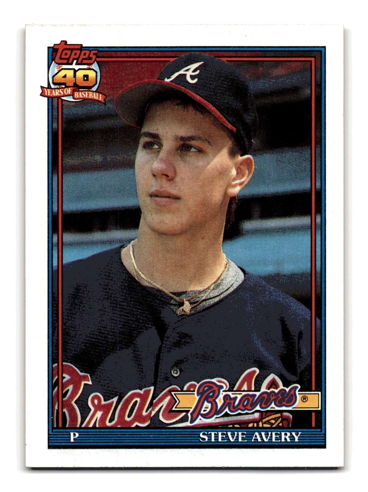 Steve Avery 1991 Topps #227 Atlanta Braves NM-MINT