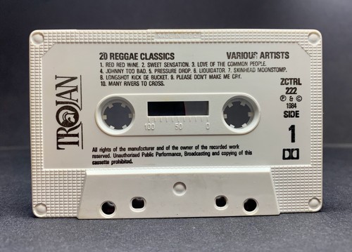 20 REGGAE CLASSICS Vintage Cassette **SCARCE TROJAN COMPILATION** 1984 - Picture 6 of 9