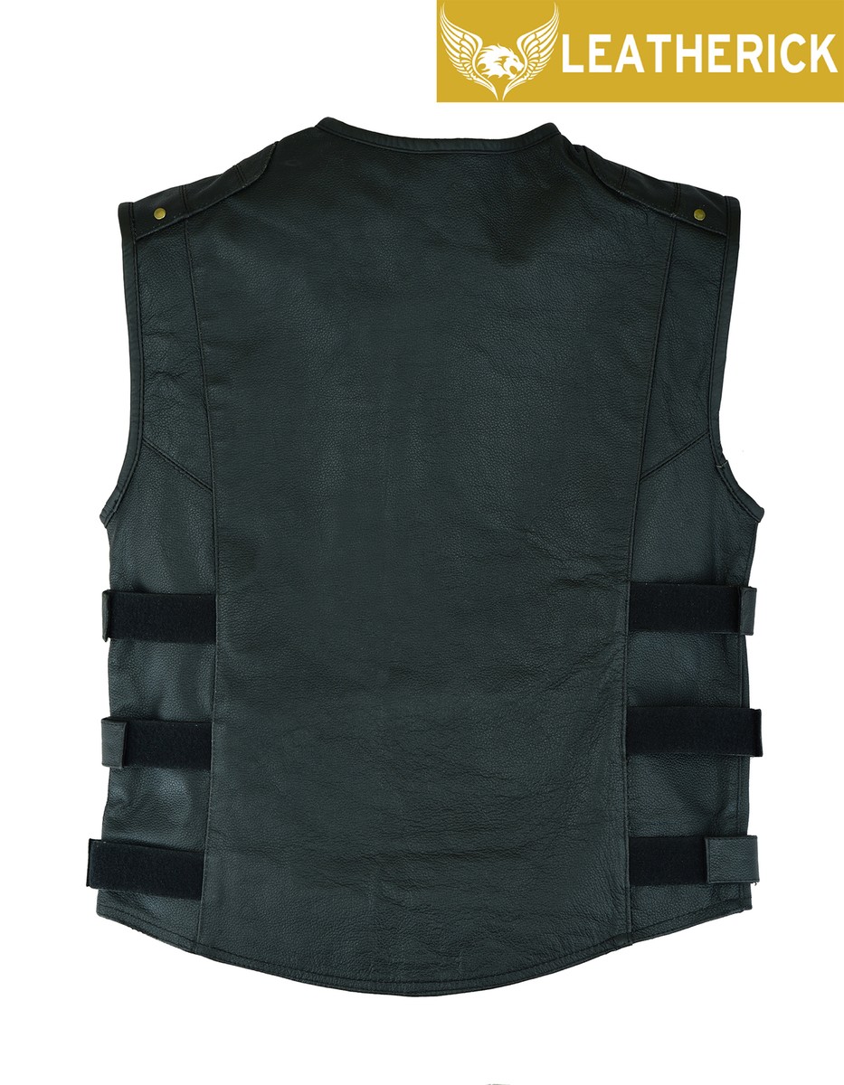 Solove-Suit Gilet Da Uomo In Camoscio Con Doppio Petto Slim Fit Gilet Per Sposi Nero S 113234574 - Foto 2