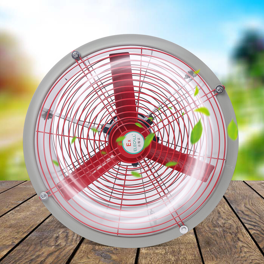 OUKANING Explosion-Proof Axial Exhaust Fan 110V 250W – Spray Booth Paint Fumes