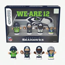 Fisher Price Little People - Seattle Seahawks Collectors Edition - Sealed