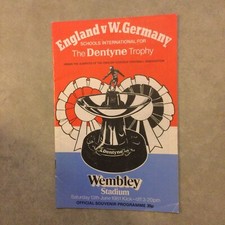 England gegen Westdeutschland Schulen International 1981 Die Dentyne Trophy