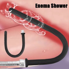 Cleaning Anal Shower Enema Douche Nozzle Wash Anus Vaginal Colon Cleaner
