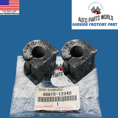 GENUINE OEM TOYOTA 04-09 PRIUS FRONT STABILIZER BAR BUSHING SET 2X