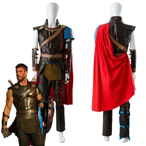 NEW The Avengers Thor 3 Ragnarok Arena Gladiator Halloween Cosplay Costume - Picture 1 of 6
