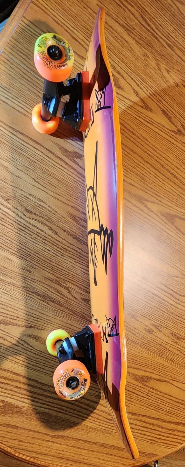 Dogtown Jay Adams "Rat Face" Skateboard w/Clear Grip Over Stickers, Snot Wheels