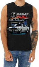 Shelby Mustang Ford T-shirt Sleeveless Muscle Tee Tank Tops Graphic Tees